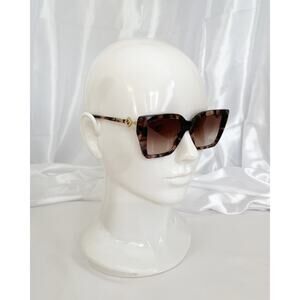 FENDI FF Diamonds FE40161I Sunglasses Tortoise Frame Brown Gradient Lenses